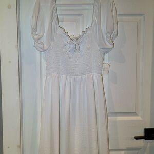 Altar'd State Cream Casual Dress